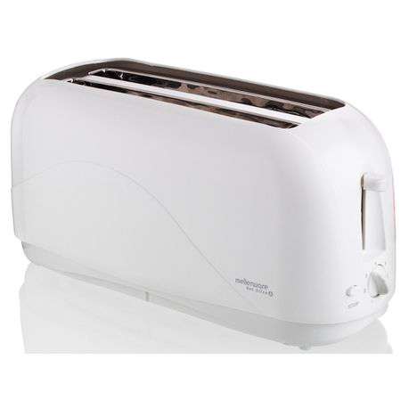 Mellerware - 4 Slice Cool Touch Toaster - White