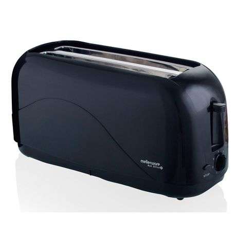 Mellerware - 4 Slice Cool Touch Toaster - Black