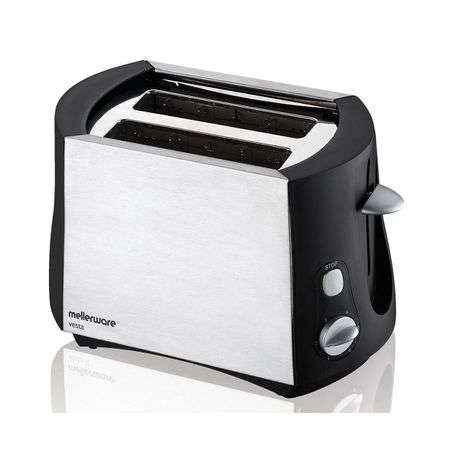 Mellerware - 2 Slice Vesta Toaster - Brushed Steel