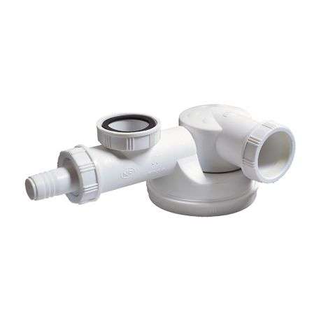 Wirquin Single Sink Trap Washing Machine Connection