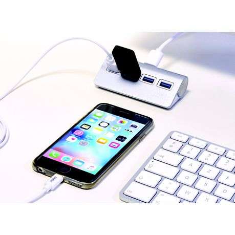 Port Connect Hub 4 Port USB 3.0 - Grey