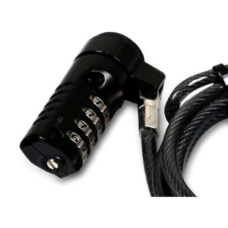 Port Design 4 Digit Notebook Combination Lock  1.8m - Black