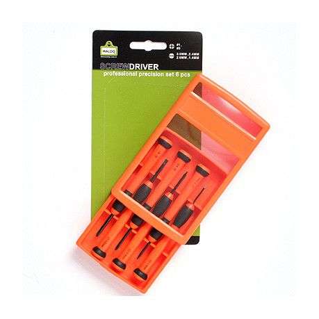 Screwdriver Set Precision 6Pc Ins.Waldo