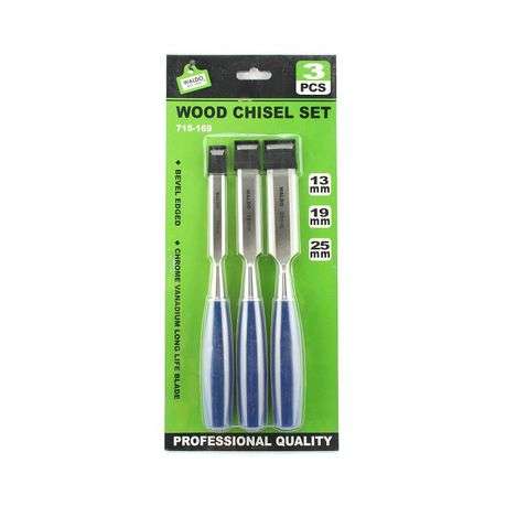 Chisel Set - Wood (3 Piece - 13mm 19mm and 25mm)