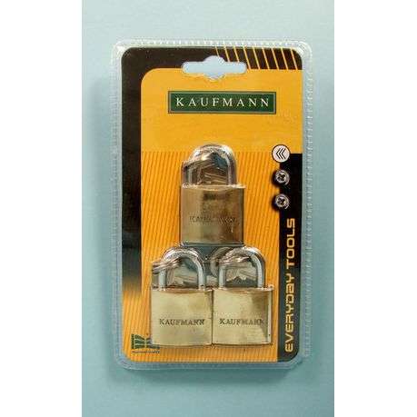 Kaufmann - 3 Piece 30mm Brass Lock Set
