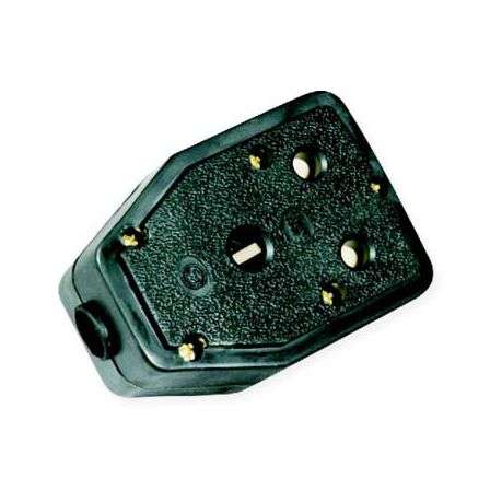 Elec Mts Coupler Janus Black Rubber L