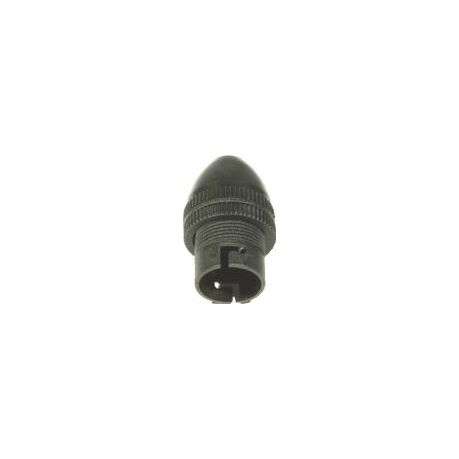 Elec Mts Lampholder 10mm Black
