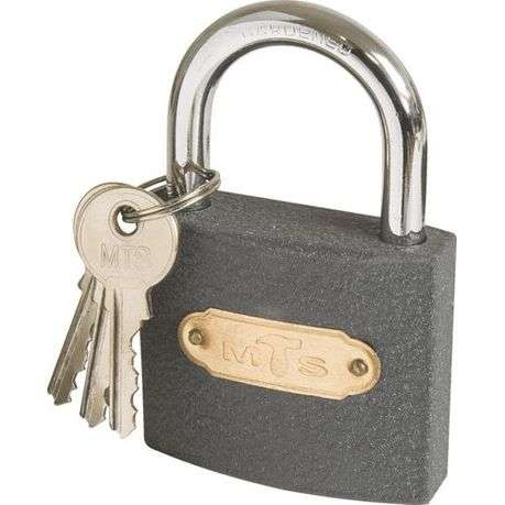 Padlock Mts Iron 63mm D|blister Wz369