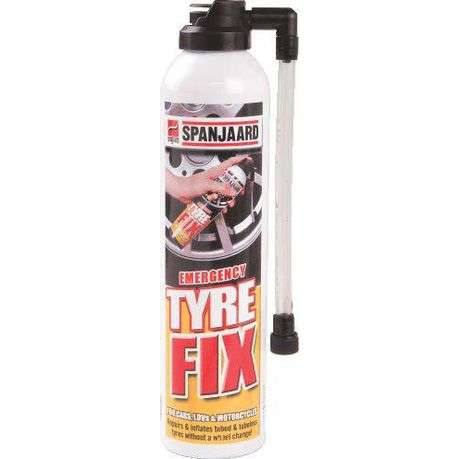 SPANJAARD Tyre Fix Emergency Tyre Inflator Spray 340ml