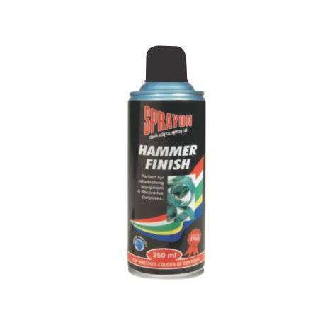 Sprayon Paint Black Hammer Finish 350ml