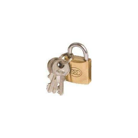 Padlock Tri Brass - 20mm