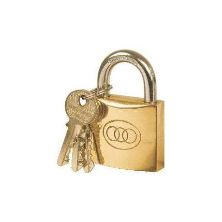 Padlock Tri Brass - 38mm