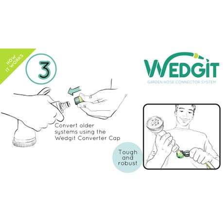 Wedgit Premium Garden Hose 12mm (1/2") 20m 35bar with Connector Starter Set