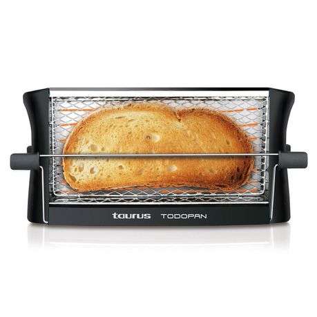 Taurus - 2 Slice 700W Todopan Toaster - Black