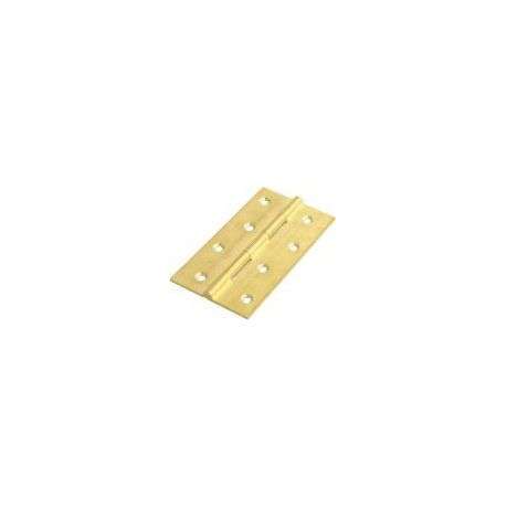 Mackie Hinge Butt Br/P L/D 100x60mm