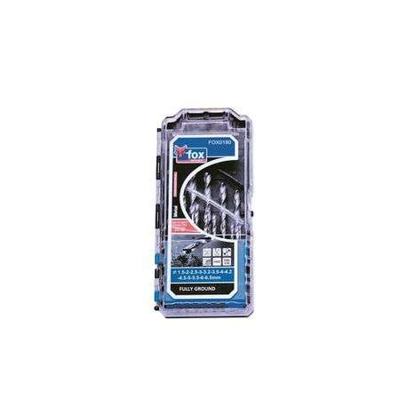 Fox Tools - High-Speed Steel Drill Bit - Set of 13
