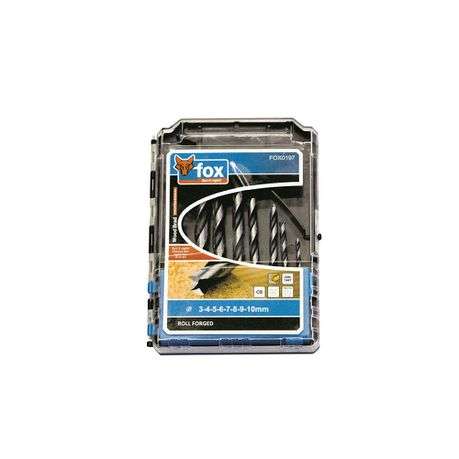 Fox Tools - Wood Drill Bit - 3-10mm - Set of 8