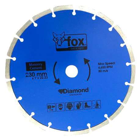 Fox Tools - Segmented 230mm Diamond Blades - Set of 10