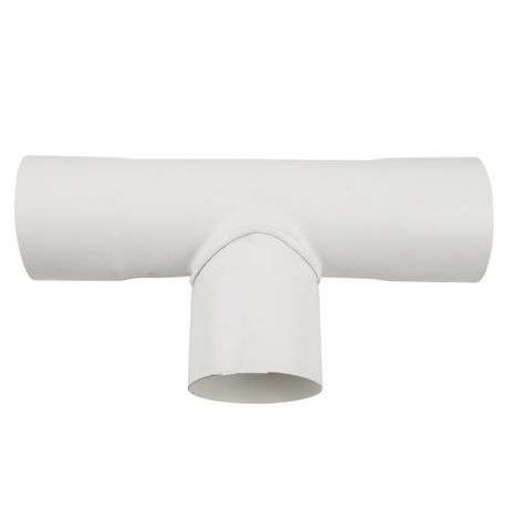90 Degree Pvc Round Downpipe Gutter Junction - 80mm