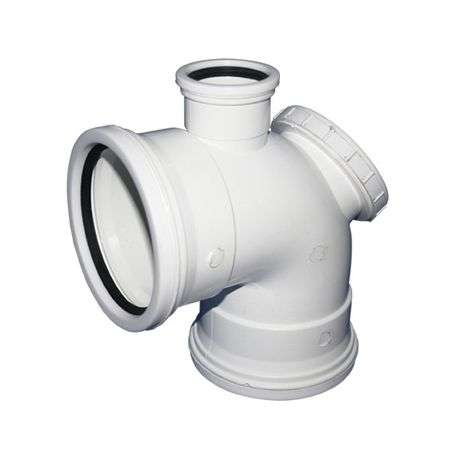 Agrinet Southpro 87.5 Degree SABS Vent Horn Waste Bend - 110mm
