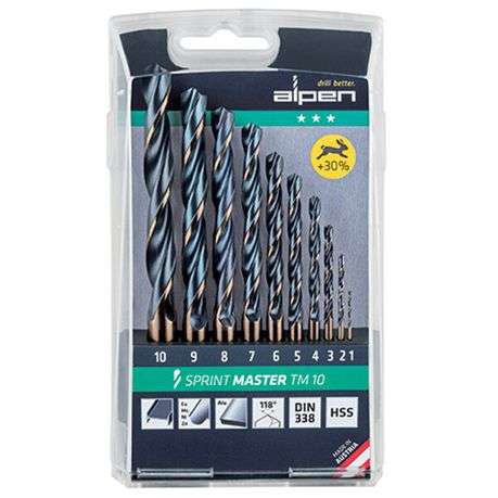Alpen - Sprint Master Bit Set - Set of 10