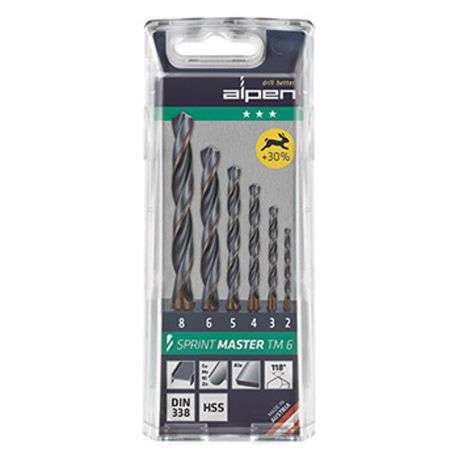 Alpen - Sprint Master Bit Set - Set of 6