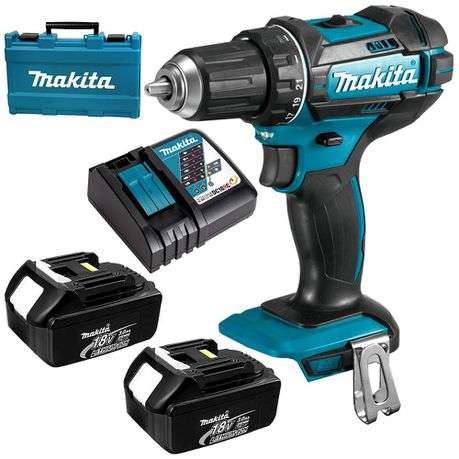 Makita DHP482RFE 18V Cordless Driver Drill &amp; 2 x Battery Combo