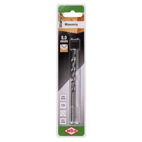 Mitco Masonry Drill Bit - 8.0 x 120mm