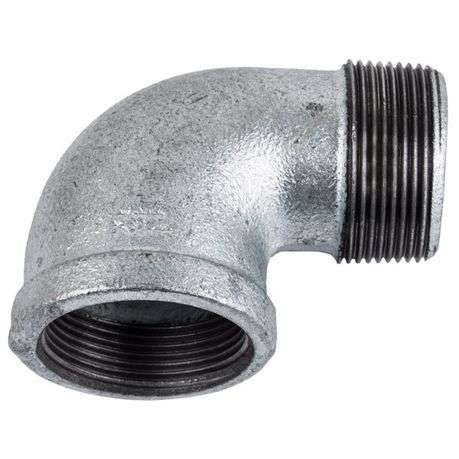 Galvanised M/F Elbow - 80mm