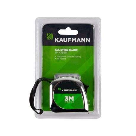 Kaufmann Hardware All Steel Tape Measure - 16mm x 3M