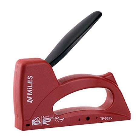 Miles Staple Gun Abs Body Metal Handle 22G 6-10mm Jt21 Stap Reload Ind