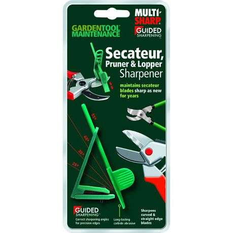 Multisharp Secateur &amp; Loper Sharpener Jig Multi Angle Sil. Carbide Wheel