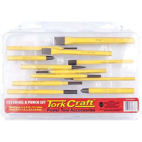 Tork Craft Tork Craft Chisel And Punch Set 12Pc