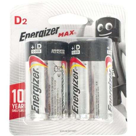 Energizer MAX Alkaline D-size Battery Card 2