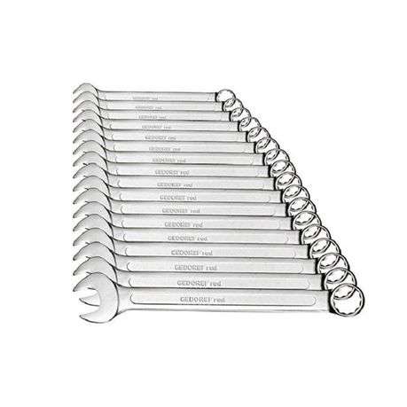 Gedore Red - Spanner / Wrench Set (17 Piece Kit) - High Quality