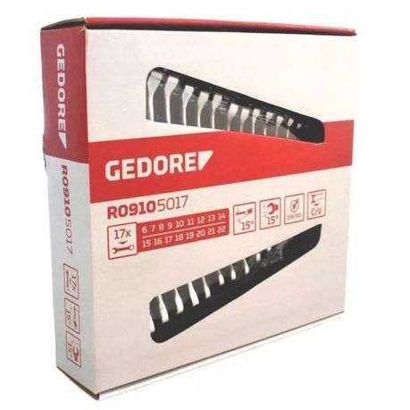 Gedore Red - Spanner / Wrench Set (17 Piece Kit) - High Quality