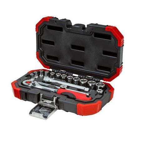 Gedore Red 1/4 Inch Socket Set - 16 Piece