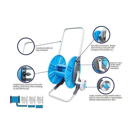 Hose Reel Cart Trolley (For Garden Hose)