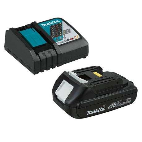 Makita BL1815 Battery &amp; Compact Fast Battery Charger Combo Set