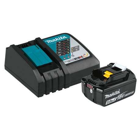 Makita BL1850B Battery &amp; Compact Fast Battery Charger Combo Set