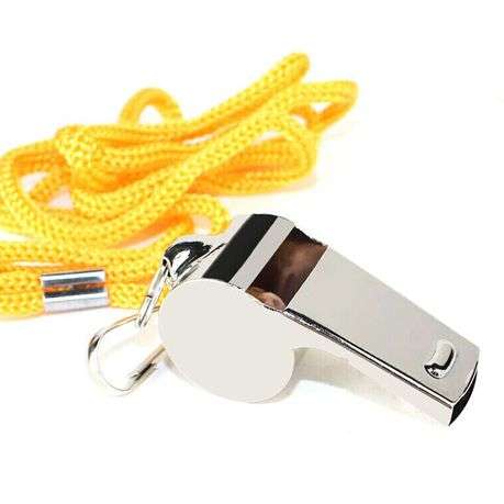 SourceDirect - Whistles - Metal Referee Whistle (Pack of 12)