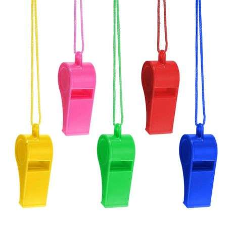 SourceDirect - Whistles - Plastic Various Colors Whistle