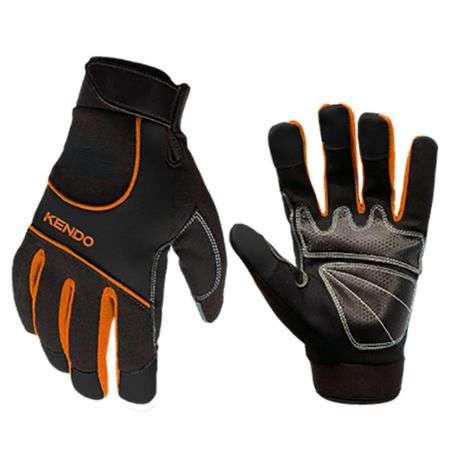Kendo Palm Glove - Synthetic Leather Polyurethane Coated (Size: Large)