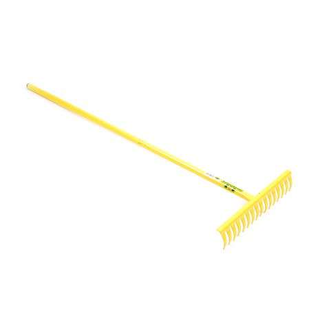 Lasher - 16 Tooth Garden Rake - Yellow