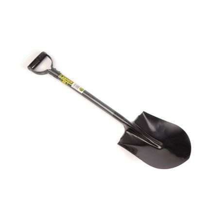 Lasher Tools - Carbon Steel Round Nose Open Socket Shovel