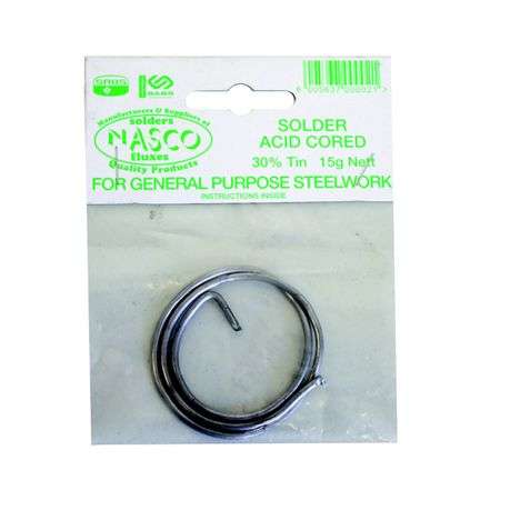 Moto-Quip - Solder Acid Core 15g 30S - 2.5mm