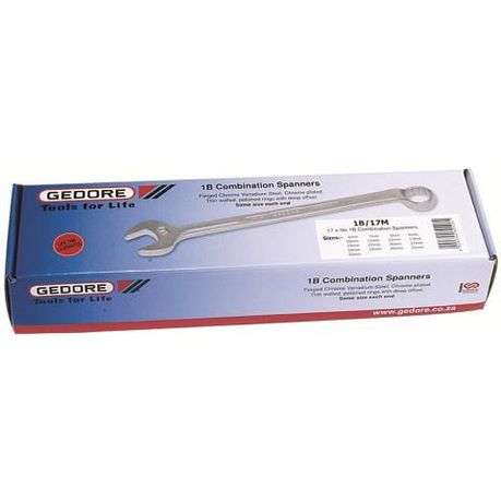Gedore - 1B/17M Combination Spanner Set - 17 Piece