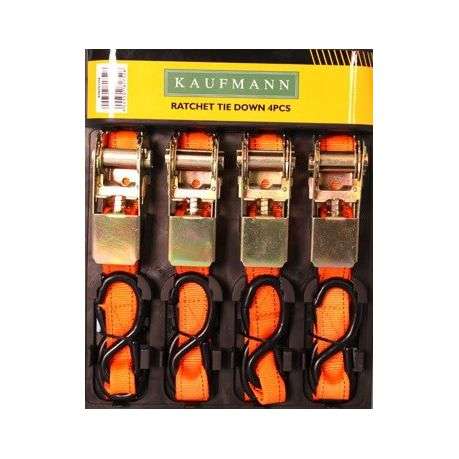 U-Part Tie Down Set Ratchet 4 Piece