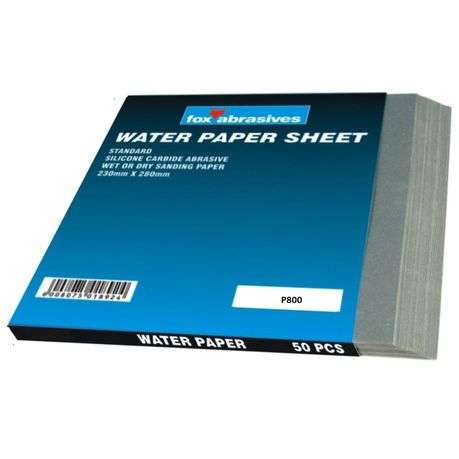 FOX Water Paper Sanding Sheets (50) - Black P220