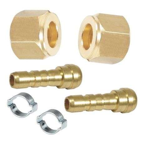 Matweld 3/8" Hose Tail and Nut Set Acytelene LH (6 Piece)